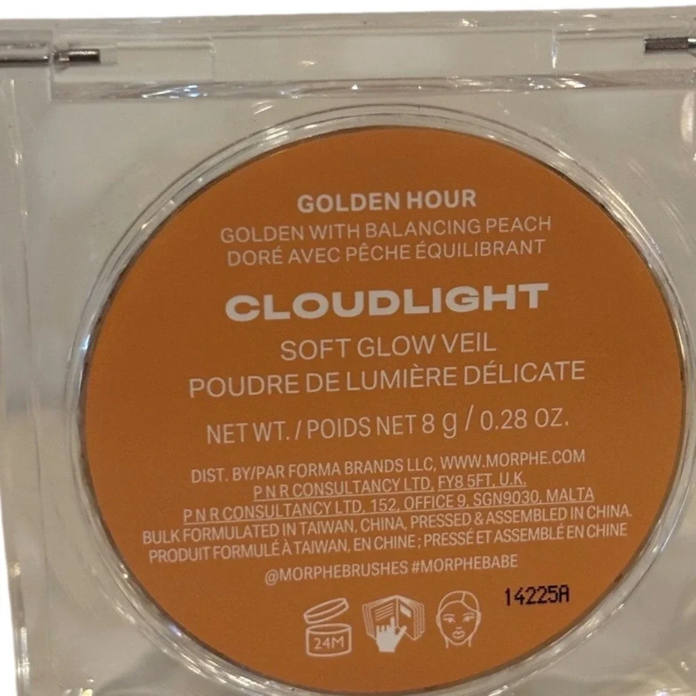Morphe Cloudlight Soft Glow Veil Golden Hour & Sunrise Baked Powder‎ Set 8g NEW